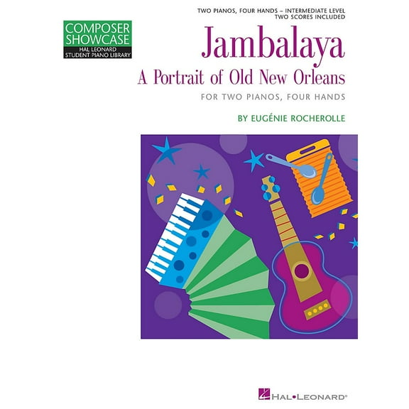 Hal Leonard Jambalaya Piano Library Series Book by Eugenie Rocherolle (Level Inter)