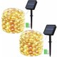 thumbnail image 1 of CRUEL 15m Guirlande Lumineuse Exterieure Solaire - Geemoo 150 LED Guirlande Noel Solaire en Fil Cuivre con 8 modos, para la decoración exterior, jardín, árboles, etc., 1 of 5