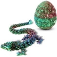thumbnail image 2 of Home Office Desk Decor3D Printed Dragon Egg Crystal 3D Dragon Fidget Toys for Adult Articulated Dragon Egg Surprise Dragon Gifts, 2 of 5