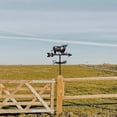 thumbnail image 6 of 1Set Iron Wind Direction Indicator Weathervane for Outdoor Garden Wind Measuring Tool Cattle 260x358mm, 6 of 8