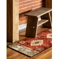 thumbnail image 3 of Rugs.com Pioneer Collection Rug – 6 Ft Runner Red Medium-Pile Rug Perfect For Hallways, Entryways, 3 of 9
