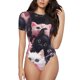 thumbnail image 1 of Fotbe Cute Kittens Group Portrait Body de Mujer con Cuello Redondo y Mangas Cortas, Sin Mangas Ajustado, Suave, Cómodo y Básico-Large, 1 of 7