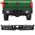 thumbnail image 1 of Black Rear Bumper w/ Sensor Hole For 2014-18 19 for Chevy for Silverado for GMC for Sierra 1500, 1 of 4