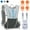 Gray, variant on Sport Hydration Vest Running Backpack with 15oz 50oz Water Bladder Adjustable Strap Storage Bag for Trail Running Marathon Race Hiking,Grey