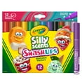 thumbnail image 2 of Crayola Silly Scents Smash Ups Markers, 12 Count, Scented Art Tools, Assorted Colors, Chisel Tip for Thick & Thin Lines, 2 of 8