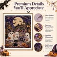 thumbnail image 5 of lhwanj DIY Halloween Pearl Diamond Painting Kit, 5D Pearl Art Craft for Adults and Beginners, Halloween Church and Jesus Wall Decor, Holiday Gifts, 5 of 8