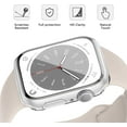 thumbnail image 2 of ZUKKASHAN 2 Pack Screen Protector Compatible with Apple Watch Case 40mm，Soft TPU Case Full Protection HD Clear Cover for Apple Watch Series 6 Se 5 4 40mm, 2 of 5