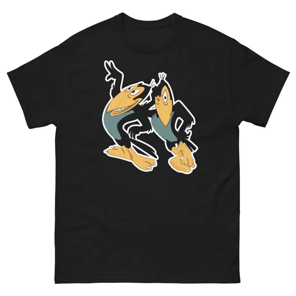 Reprint Rare Heckle & Jeckle Cartoon Graphic T Shirt TShirt Unisex classic tee