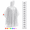 Clear 12pcs-One Size Tall, variant on Clear 24pcs One Size Tall Adult Rain Ponchos Family Pack