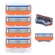 thumbnail image 1 of Gillette Fusion 5 ProShield Chill Cuchillas de repuesto para maquinilla de afeitar manual para hombres, paquete de 4 recambios, llega a las zonas más difíciles (16 unidades), 1 of 5
