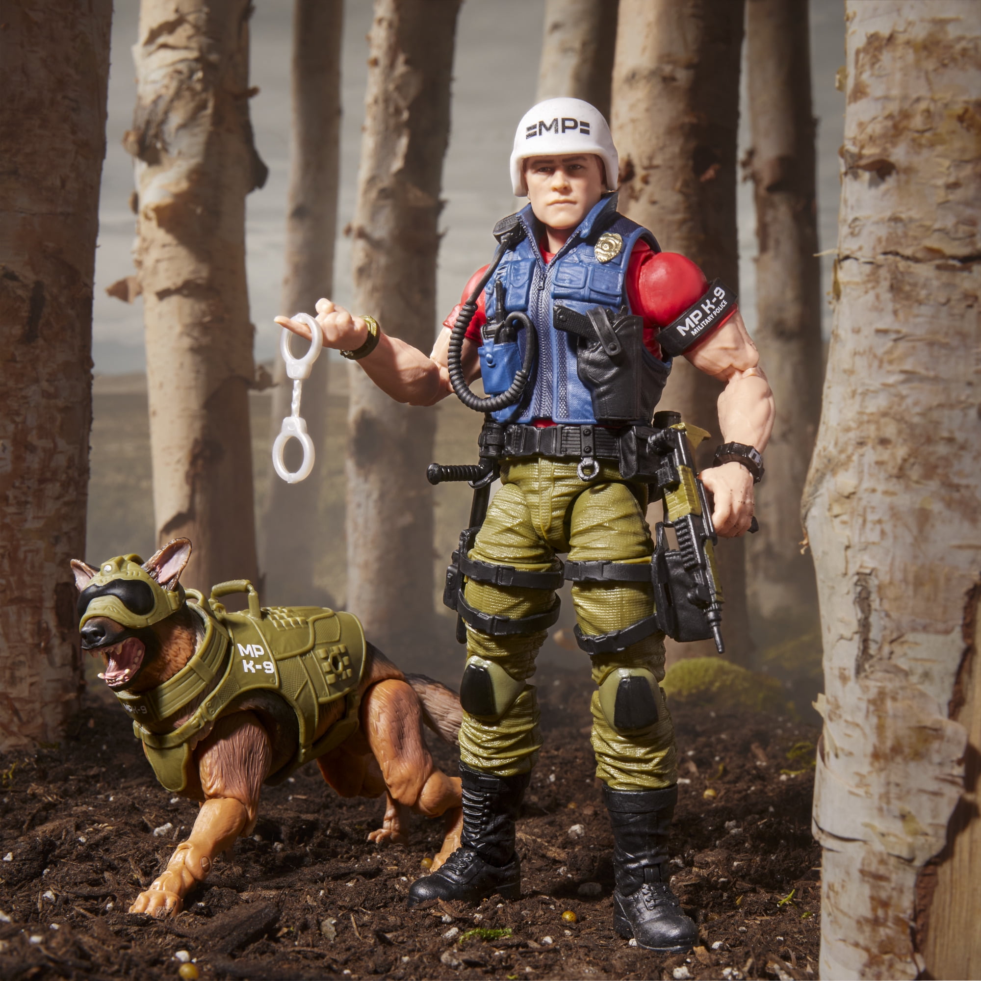 G.I. Joe Classified Series 157, Christopher « Law » Lavigne & Order, figurine avec chien