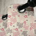 thumbnail image 3 of Ambesonne Vintage Grommet Curtain, Pastel Flowers Leaves, 50" x 84", Pink Beige Purple, 3 of 6