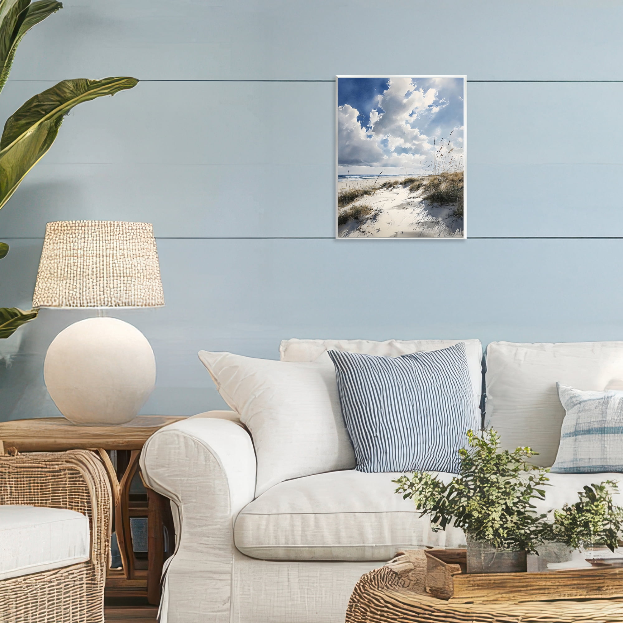 Stupell Industries Midday Sunny Beach Dunes Wall Plaque Art, design by Franklyn Gregory