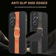 thumbnail image 3 of KADEM For Samsung Galaxy A55 5G Case Leather TPU Acrylic Anti-Scratch Phone Cover - Orange, 3 of 5