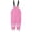 Pink, variant on RTKFRFLM Kids One-Piece Rain Gear Breathable Waterproof Outdoor Bib Trousers Pink 92/S