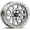 Machine Silver, variant on RockTrix RT111 20 inch Wheel Compatible with 2001+ Toyota Tacoma, 6x5.5 6x139.7, 20x9 +12mm Offset, 5.5 Inch Backspace, 106.1mm Bore, Black, Also fits 2002+ 4Runner, FJ Cruiser, 2022+ Tundra