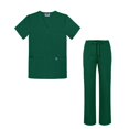 thumbnail image 1 of Sivvan Medical Uniform Scrub Set - V-Neck Scrub Top Drawstring Scrub Pants Unisex fit, 1 of 5