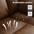 thumbnail image 6 of Power Lift Recliner Chair with Massage and Heat for Elderly, Electric Recliner Chairs for Adults, Cup holders, Remote Control, Side Pockets, USB Ports, Ochre, 6 of 8