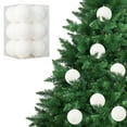 thumbnail image 4 of 12PC 8cm Christmas Christmas Tree Ornaments Plastic Christmas Decorations Christmas Tree Decorations, 4 of 5