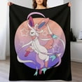 thumbnail image 4 of Pokemon Eevee Sylveon Throw Blanket Cute Flannel for Boys Girls Men Women, 4 of 7