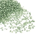 thumbnail image 1 of Triturado Vidrio Chips 100g/3.5oz 2mm-4mm Irregular Metálico Brillante Vidrio para Artesanía Bricolaje Jarrón Relleno Epoxi Resina Decoración, Claro Verde, 1 of 5