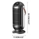 thumbnail image 3 of Calefactor cerámico con mando a distancia • 1500W • Calor de 3 segundos • Protección contra sobrecalentamiento y volcamiento • Silencio en oficina, dormitorio, salón, 3 of 9