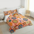 thumbnail image 3 of Homewish Cute Cartoon Floral Bedding Comforter Set,Kawaii Mushroom Daisy Twin Comforter Sets,Colorful Circle Bedding Set For Kids,Ultra Soft Home Decor Reversible,2 Pieces, 3 of 8
