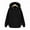 Black, variant on Women Hoodies Women's Hooded Long Sleeve Solid Plush Sweatshirt Medium Length Tops