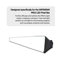 thumbnail image 2 of Modificador de luz LED Softbox Aputure INFINIBAR PB12 con rejilla, 2 of 8
