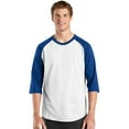thumbnail image 2 of Sport-Tek Men's 3/4 Raglan Sleeves Colorblock Jersey, 2 of 5