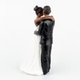 thumbnail image 3 of Boda Resina Novio Besando Recién Figurita Pastel Topper Accesorio, 3 of 6