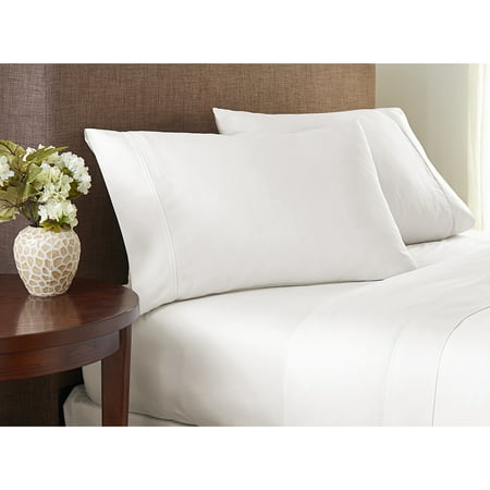 600 Tc Queen Sheets - Color Sense Performance 600 Thread Count Cotton Sheet Set Queen White