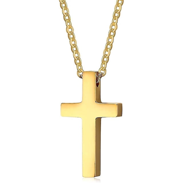 Versículo de la Biblia Fe Oración Cruz Colgante Simple para Hombres Mujeres, Regalo Religioso de Acero Inoxidable