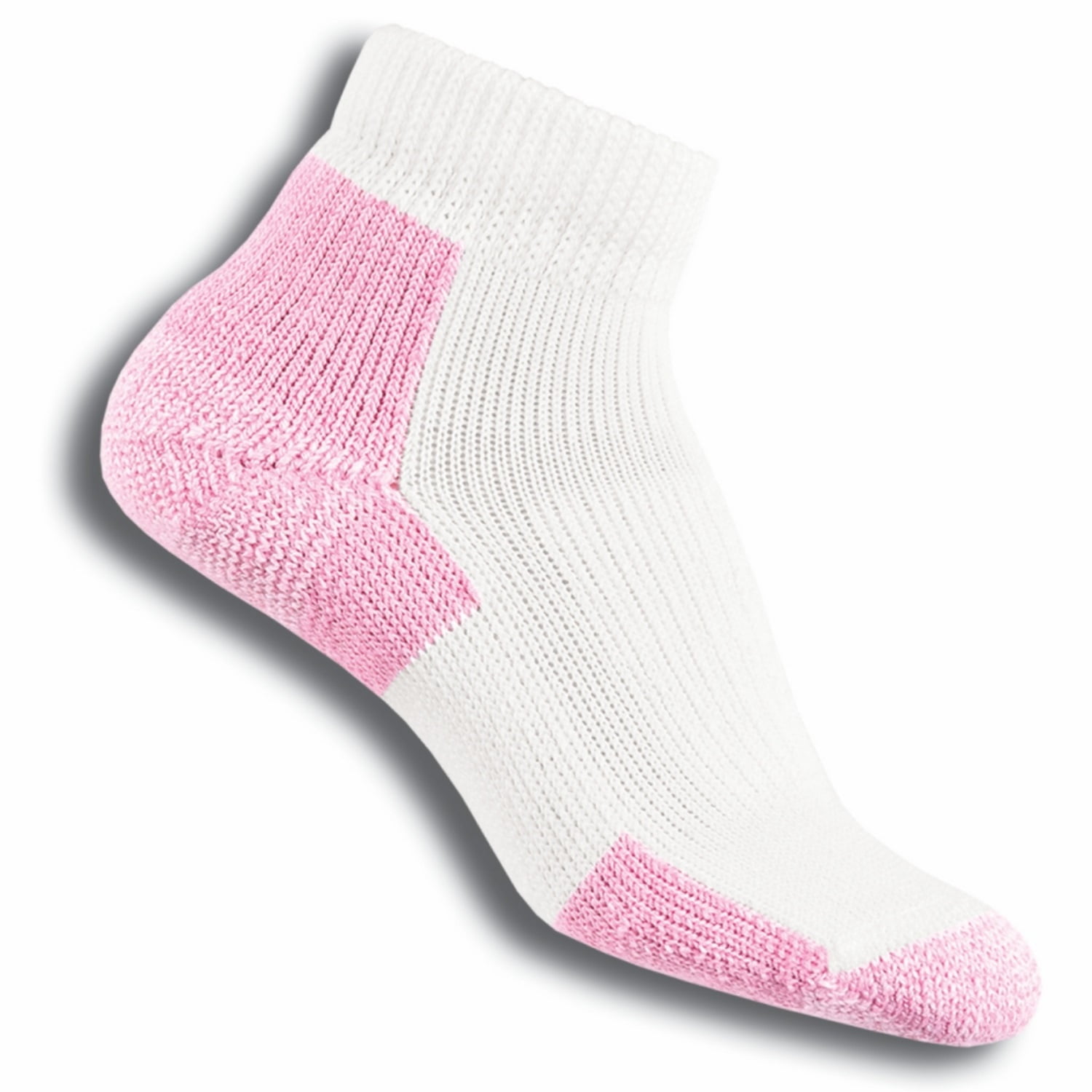 Thorlo Socks DWMXW Women's Distance Walking Socks, Pink (Breast