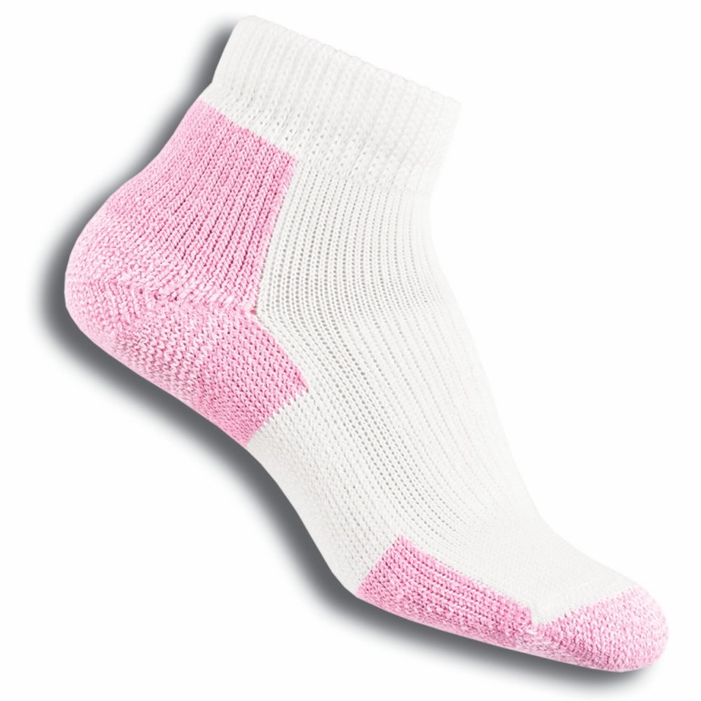 Thorlos Thorlo Socks DWMXW Women's Distance Walking Socks, Pink