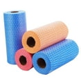 thumbnail image 4 of FRCOLOR 4 Rolls Non-woven Dish Cloth Kitchen Duster Cloth Disposable Kitchen Cleaning Cloth, 4 of 8