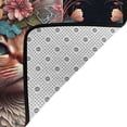 thumbnail image 4 of Area Rugs For Living Room Decor - Flower Crown Cat Soft Anti Slip Throw Washable Rugs 5x7 For Bedroom, Indoor Carpet For Bedroom Living Room 80x58In, 4 of 7