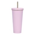 thumbnail image 2 of Taza de agua para coche de 750 ml, termos de paja a prueba de fugas, tazas de café de viaje (rosa) Likrtyny Para Estrenar, 2 of 8