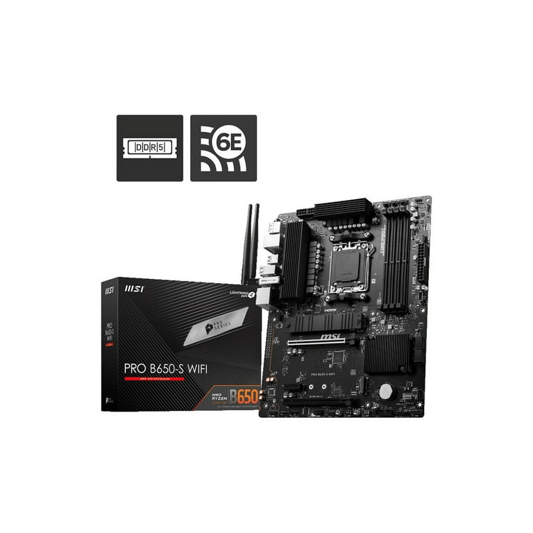 MSI PRO B650-S WIFI Desktop Motherboard - AMD B650 Chipset
