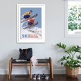 thumbnail image 3 of Art.com Winter Park, Colorado - Vintage Skiers Art Print by Lantern Press, White Frame Wall Art, 32" x 44", 3 of 5
