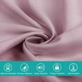 thumbnail image 4 of Pink Rod Pocket Thermal Insulated with Coated Lining 52 in. W x 84 in. L Indoor Blackout Curtains (Set of 2), 4 of 7
