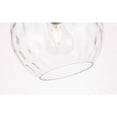 thumbnail image 6 of Cashel 1 light Black and Clear glass pendant, 6 of 15