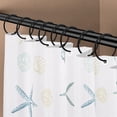 thumbnail image 2 of Ganchos para cortinas de ducha LULARINE, de metal inoxidable, 24 unidades, 2 of 7