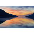 thumbnail image 2 of Sunset Colors Reflected In The Waters Of Turnagain Arm During Fall In Southcentral Alaska Poster Print, 2 of 4