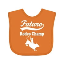 Inktastic Future Rodeo Champ Bull Rider Boys Baby Bib