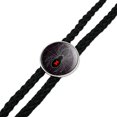 thumbnail image 2 of Black Widow Spider on Web Western Southwest Cowboy Necktie Bow Bolo Tie, 2 of 3