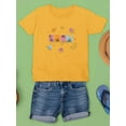 thumbnail image 3 of Colorful Buon Ferragosto T-Shirt Juniors -Image by Shutterstock,  x-Large, 3 of 4
