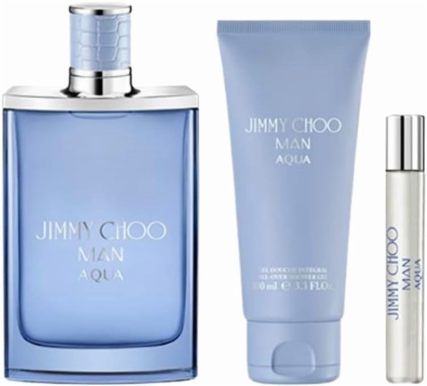 JIMMY CHOO MAN ICE & BLUE 100ml セット JIMMY CHOO MAN ICE MEN 3 PIECE GIFT SET - 3.4 OZ EAU DE TOILETTE