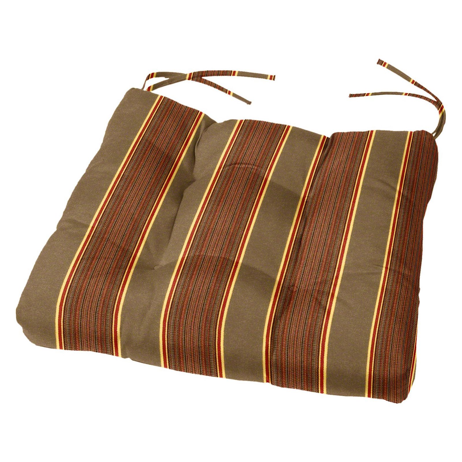 Cushion Source 15 x 15 in. Striped Sunbrella Chair Cushion