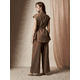 thumbnail image 3 of Conjunto 2 Piezas, Blusa Estilizada con Cinturón y Pantalón Fluido, Outfit Moderno y Sofisticado para Mujer, 3 of 5